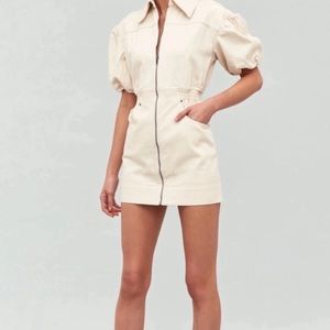 C/Meo Collective Denim Puff Sleeve Dress